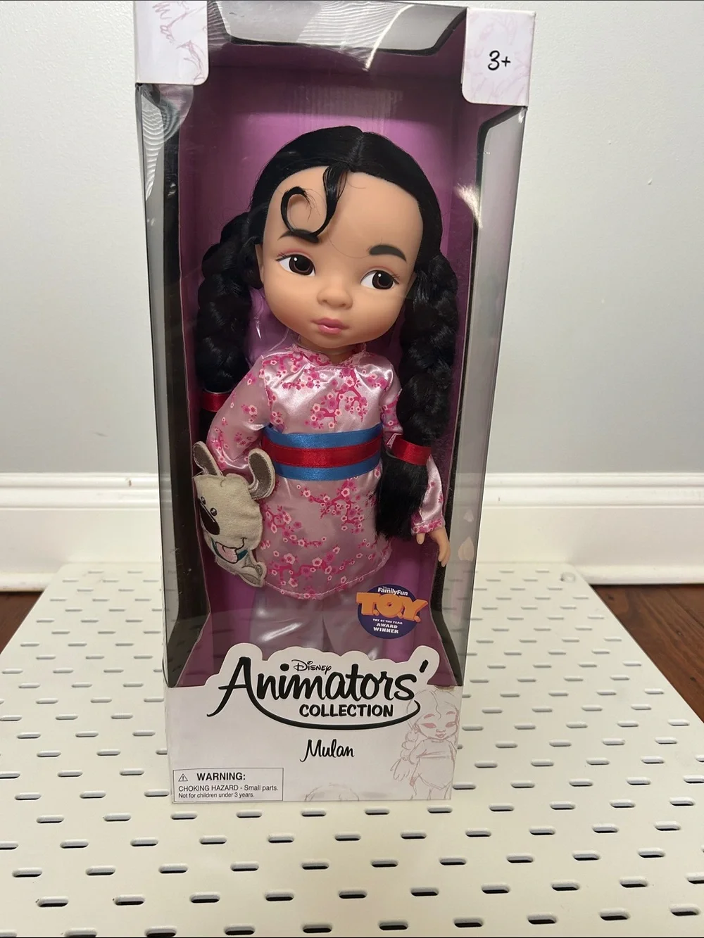 Disney Mulan Doll in Pink and Blue Traditional Outfit